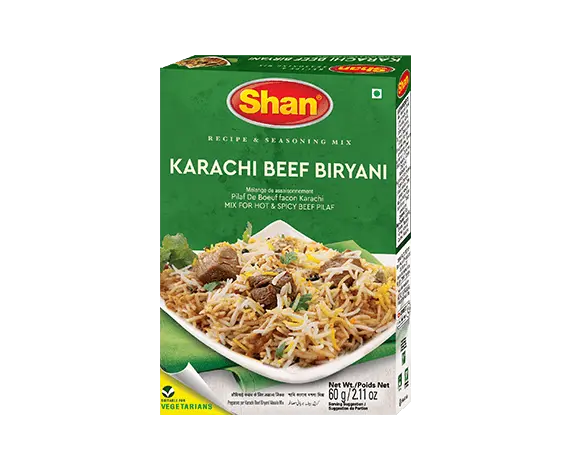 Shan Karachi Beef Biryani 12 Pack