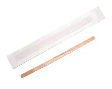 Individually Wrapped Wooden Stirrer - 7.5"
