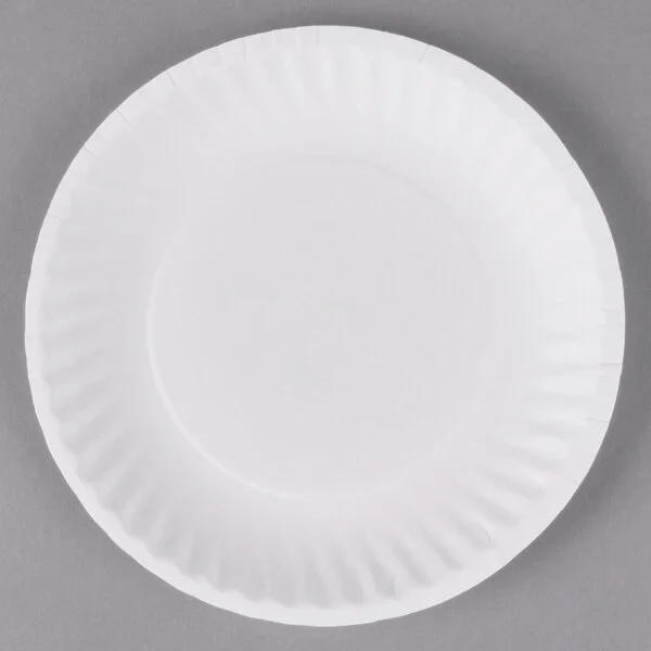 Uncoated Paper Plates - 6"