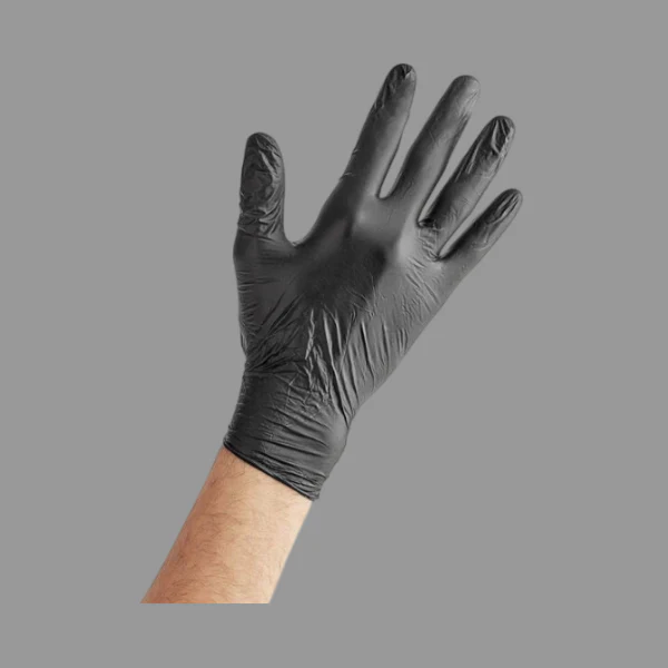 Nitrile Powder Free Gloves Black  - M/L/XL