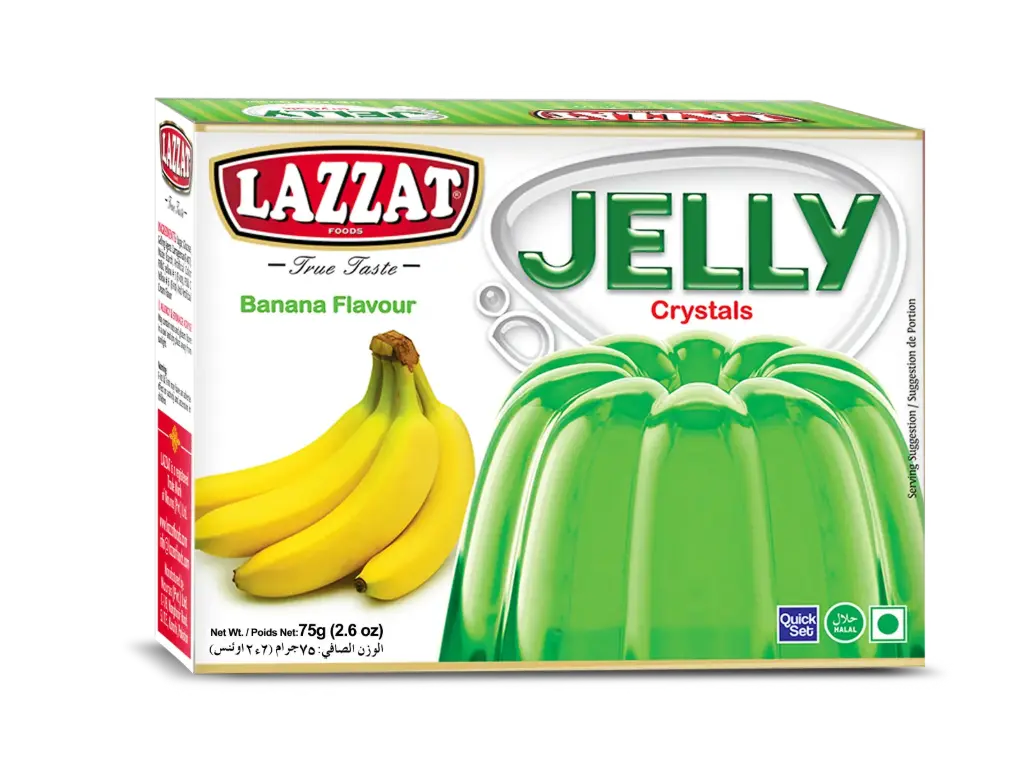 Lazzat Banana Jelly - Pack Of 12
