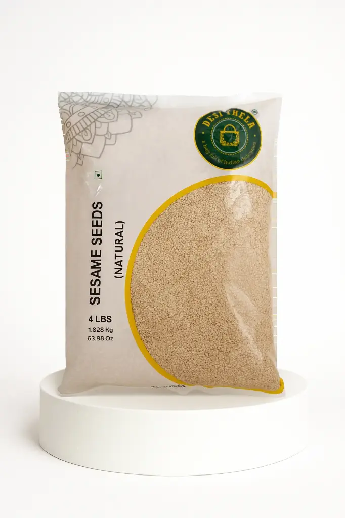 SESAME SEEDS BROWN (NATURAL) - 4 Lb