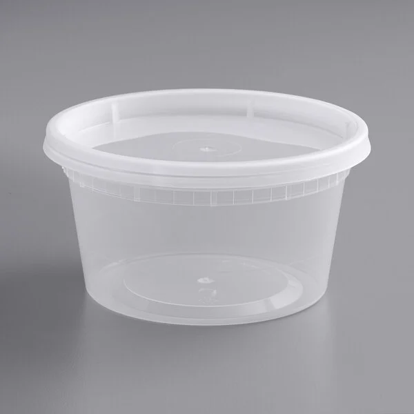 Microwavable Deli Container With Lid Combo - 12 oz