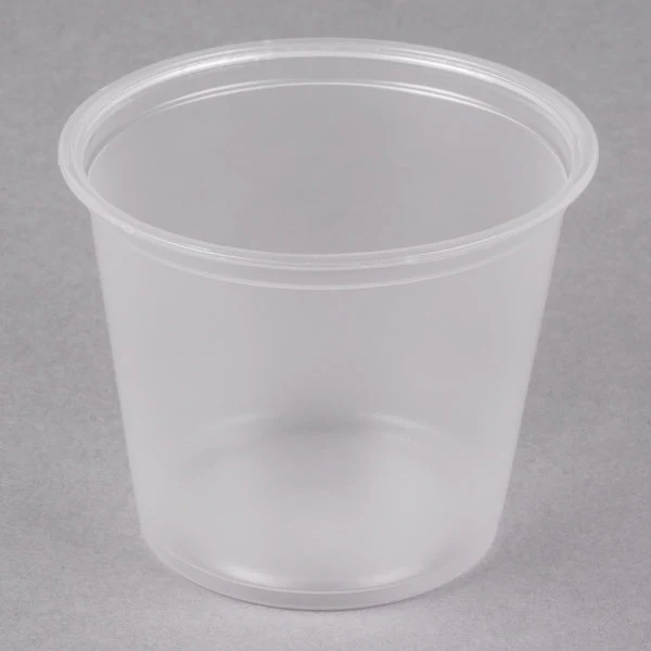 Translucent Plastic Portion Cup - 5.5 oz