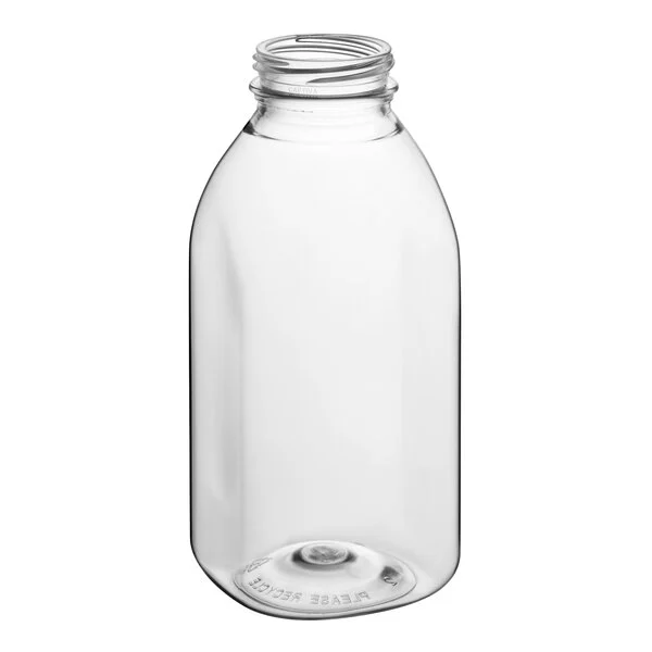 Clear PET Juice Bottles - 16 oz