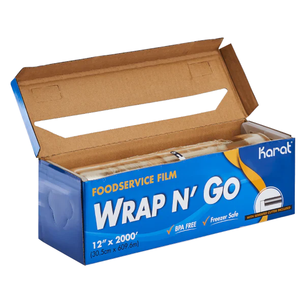 Food Service Plastic Wrap - 12" x 2000'