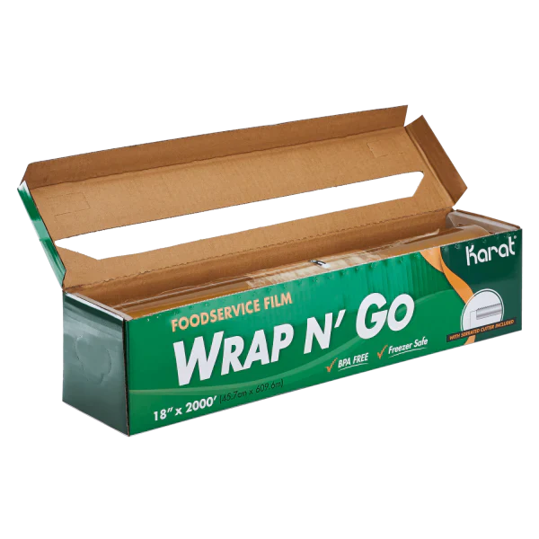 Food Service Plastic Wrap - 18" x 2000'