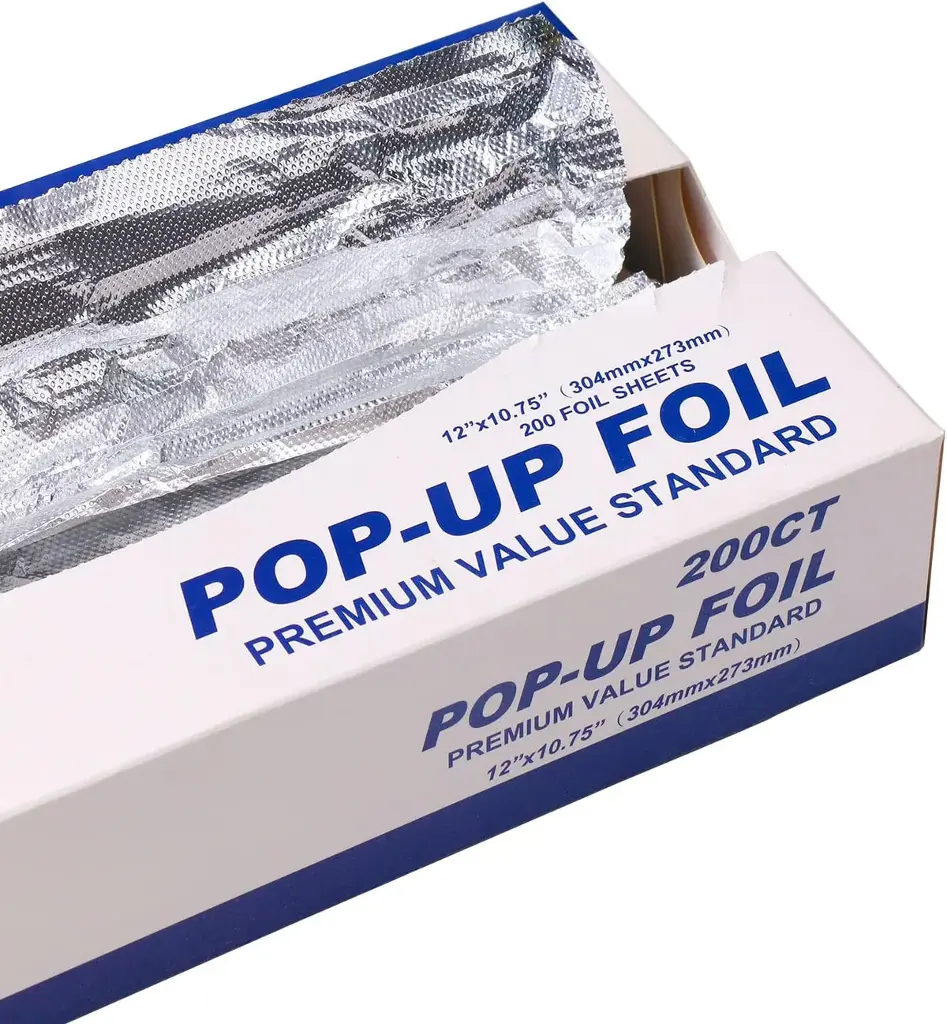 Aluminium Foil Pop up Sheets - 12” x 10.75”
