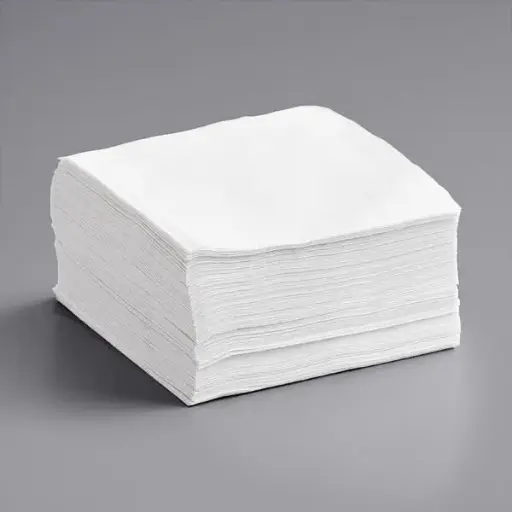 1 Ply White Lunch Napkin - 12" x 12"