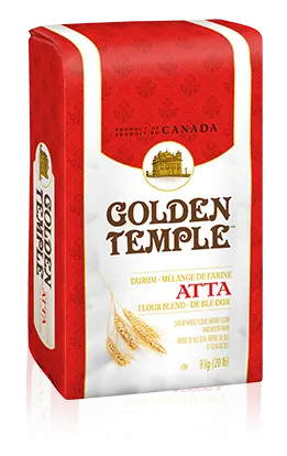 Golden Temple Atta 20lb * 2 - 10 Pack