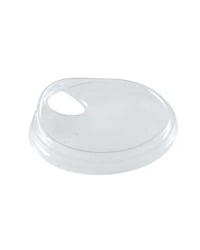 Straw less Sipper Lids for 12-24 oz PET Cold Cups