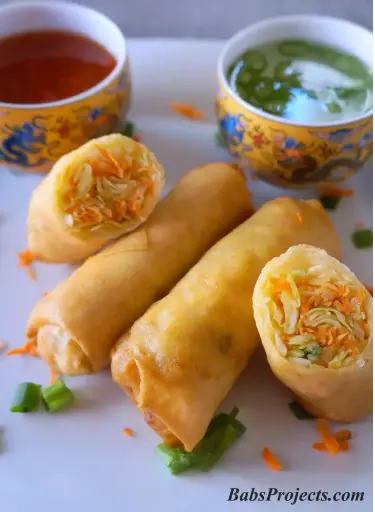 [P100025] Spring Rolls w/ Cabbage Filling - 50 gm - 40 Pieces