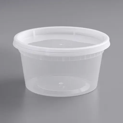 [P200002] Microwavable Deli Container With Lid Combo - 12 oz