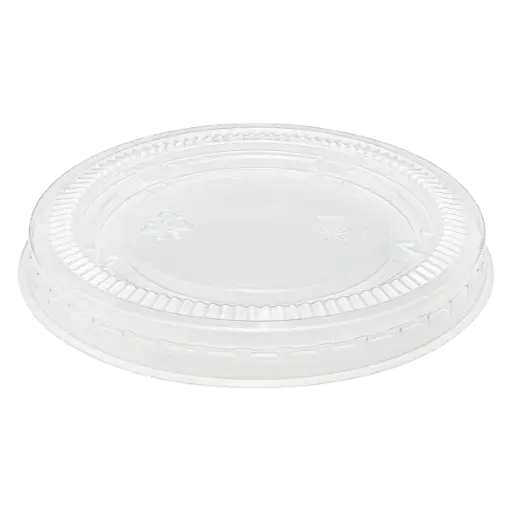 [P200020] Translucent Plastic Portion Cup Lid - 2 oz